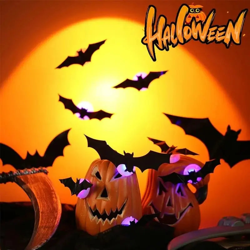 3D flying Halloween bat wall decorations