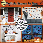 3D flying Halloween bat wall decorations