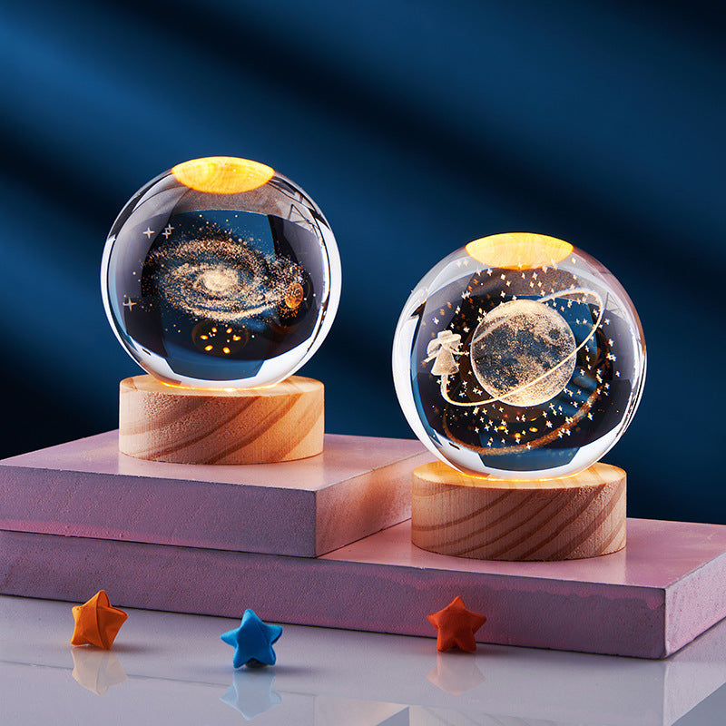 3D Glow Crystal Lamp | Innovative LED Table Lamp