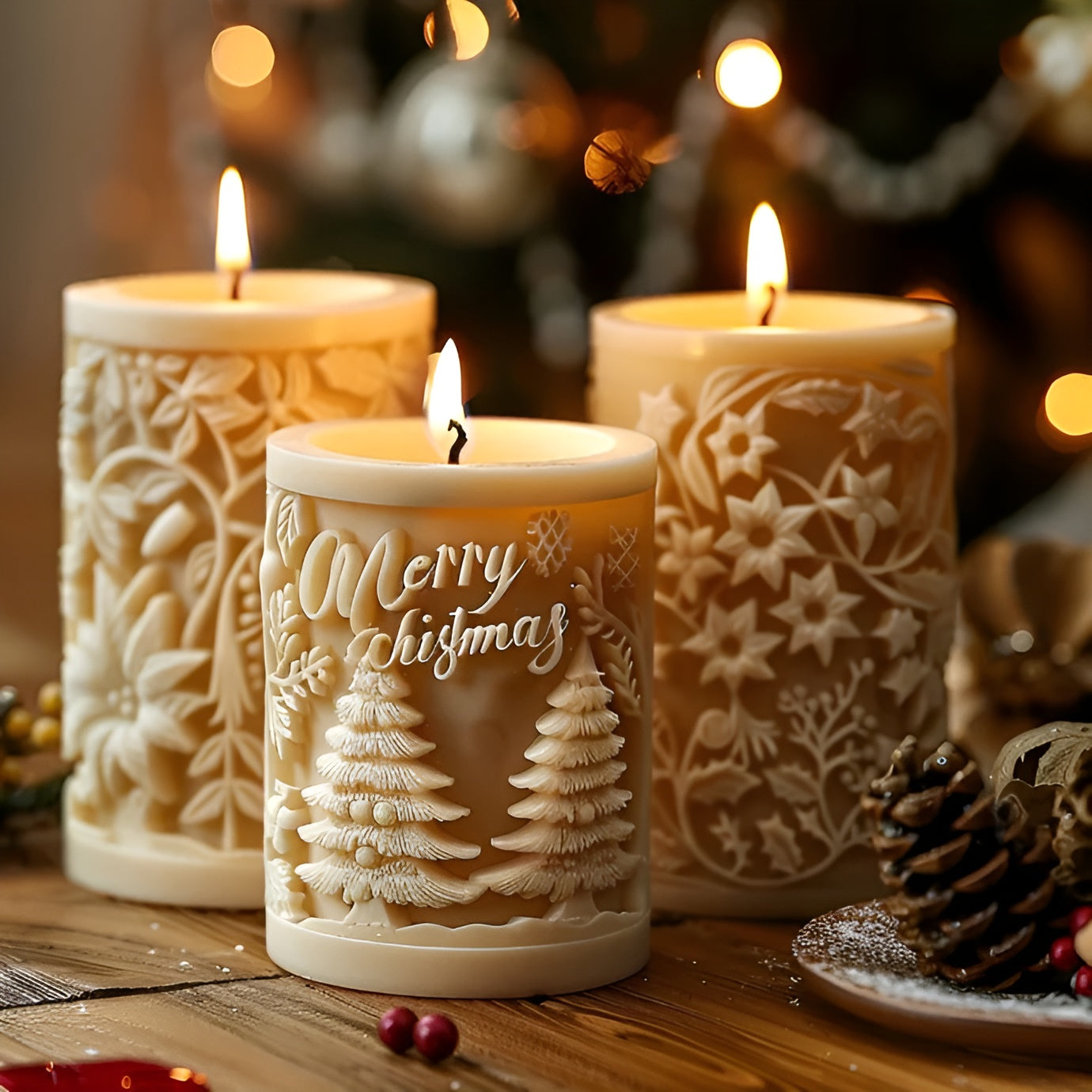 3D Silicone Candle Mold | Candle Casting Mold for Handmade Decorations