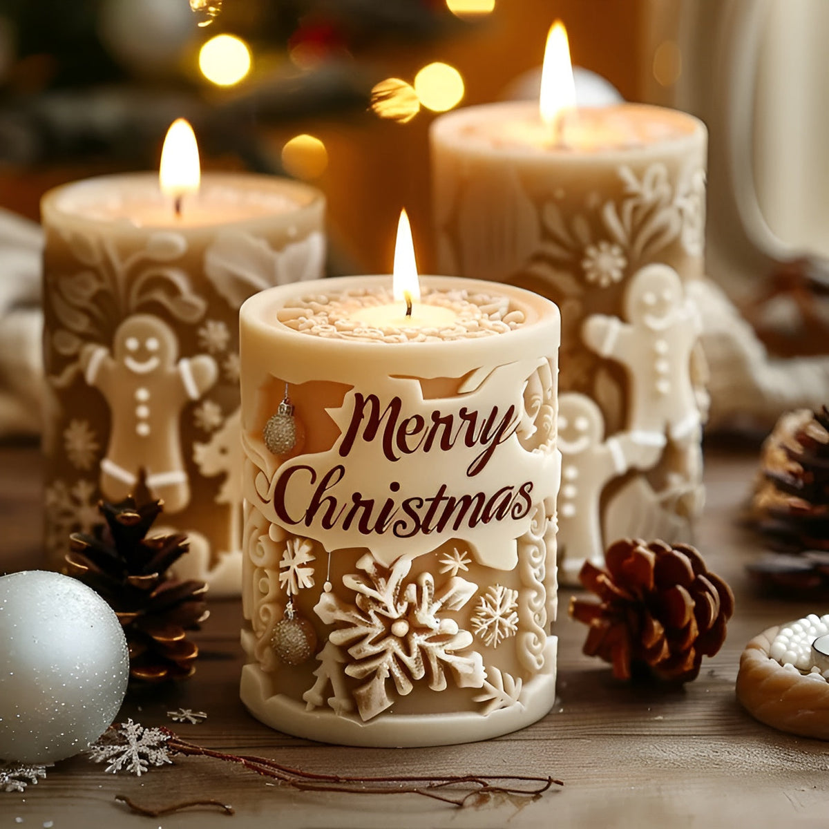 3D Silicone Candle Mold | Candle Casting Mold for Handmade Decorations