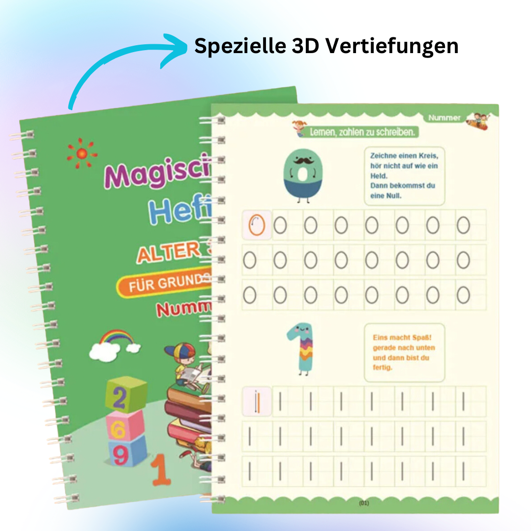 Learning books for children | 4-piece set