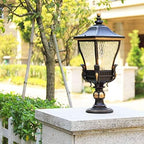 LumaLux Solar Outdoor Lantern | Weatherproof | Solar Powered | Garden Lighting for Terrace and Entry Area