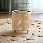 Braided Flower Pot Holder made of Rattan