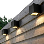 Modern Outdoor Wall Lamp LED Black