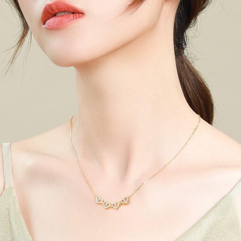 Hollow Four Leaf Clover Necklace