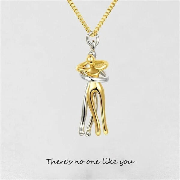 The perfect gift for the beloved-Hug necklace