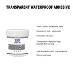 Transparent waterproof coating agent