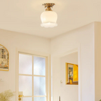 Vintage Ceiling Lamp In Flower Shape