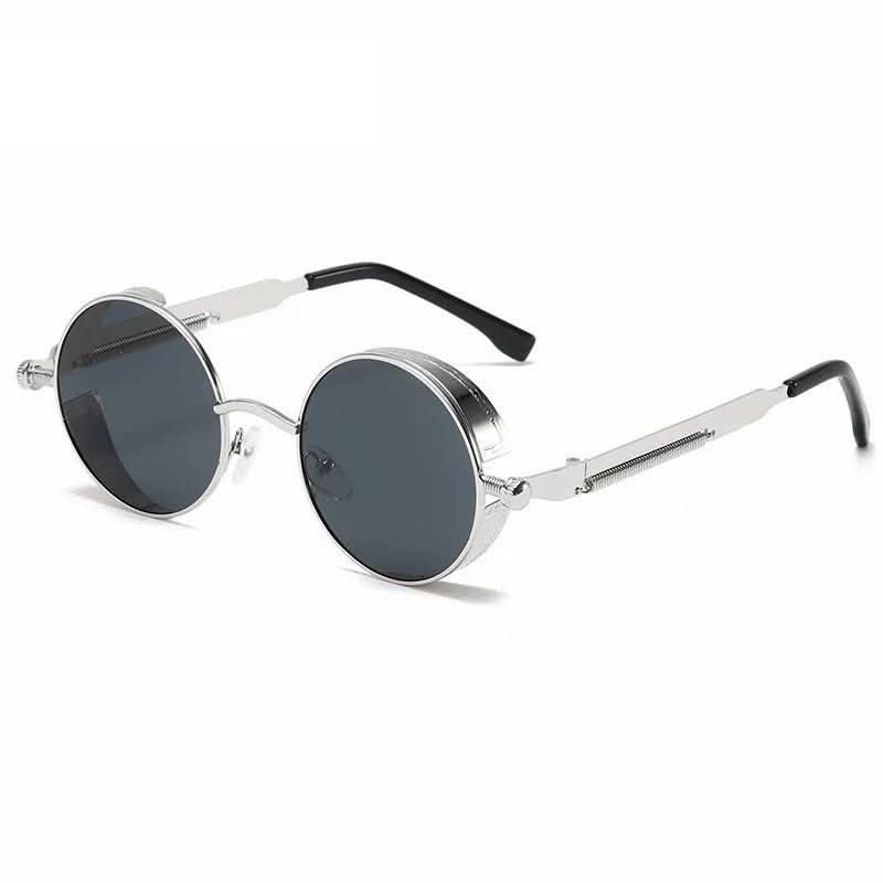 Vintage round sunglasses with UV400 protection & retro design