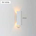 Light - Modern weatherproof LED wall lamp made of aluminum for outdoor use