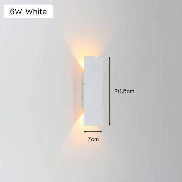 Light - Modern weatherproof LED wall lamp made of aluminum for outdoor use
