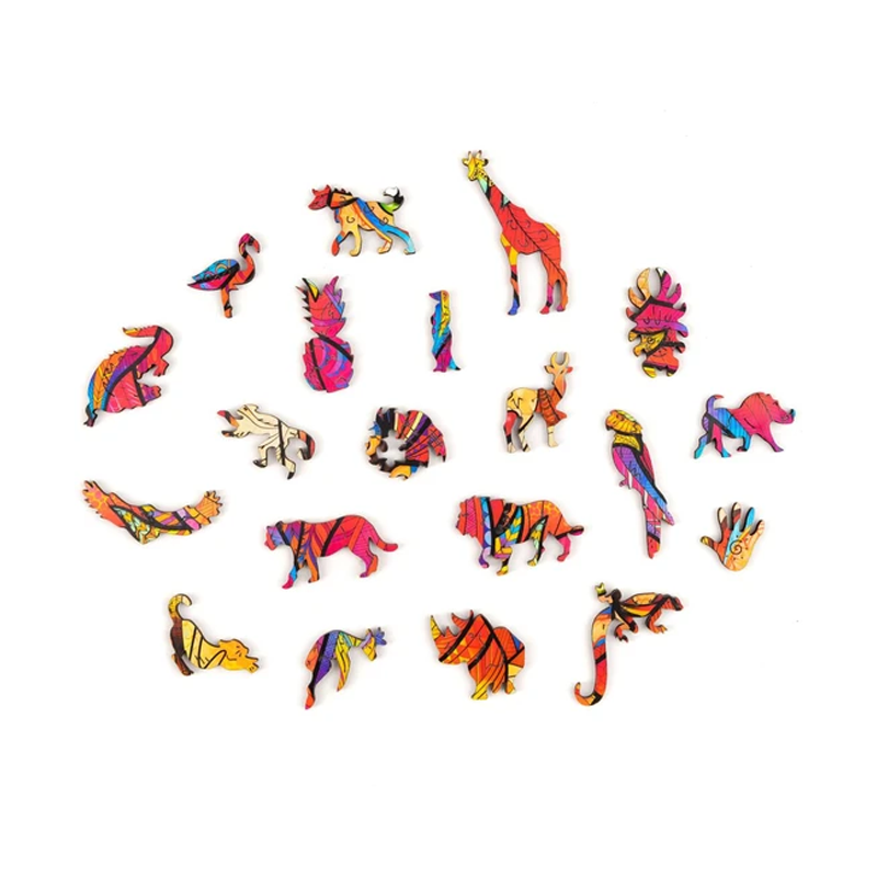 Wooden Lion Puzzle