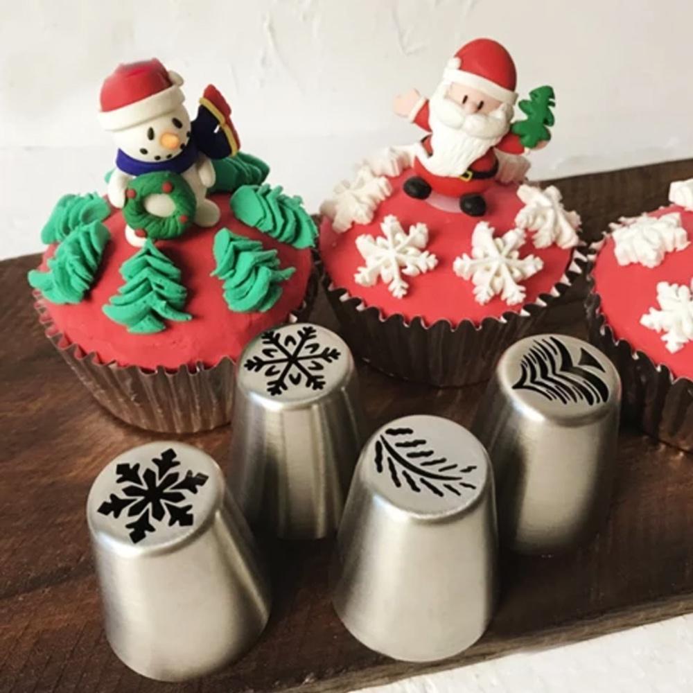 Christmas Baking Piping Nozzle Set