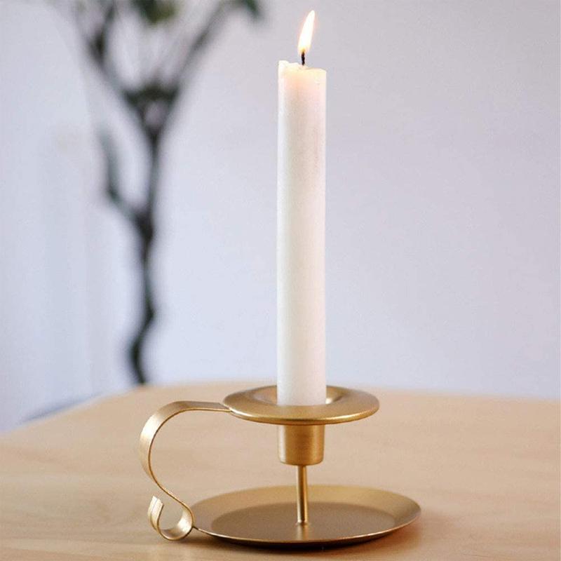 Wrought Iron Candle Holder
