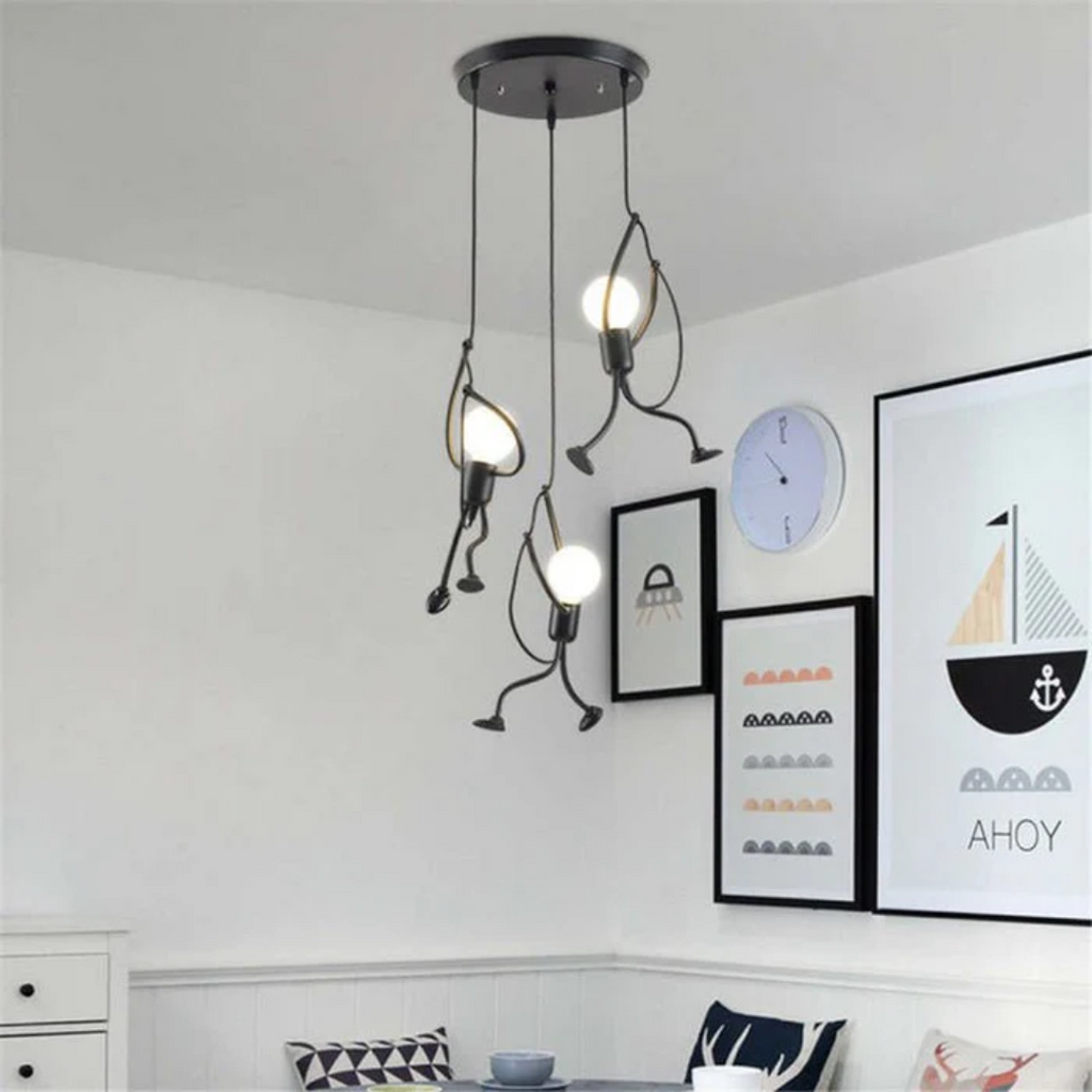 Modern Dining Table Pendant Light with Warm Light and Decorative Design