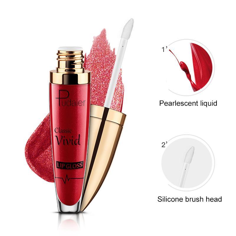Shiny waterproof lip gloss