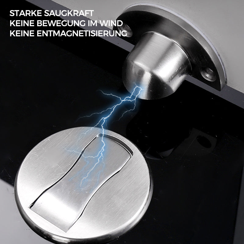 Invisible magnetic door stop made of stainless steel