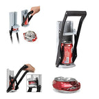 Space-saving can opener for kitchens