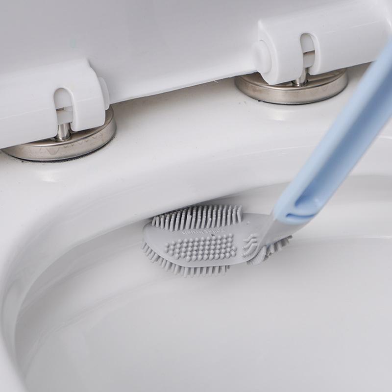 Long-handled toilet brush