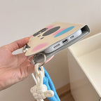 Insta-Style Cartoon Westie Flip-Phone Case