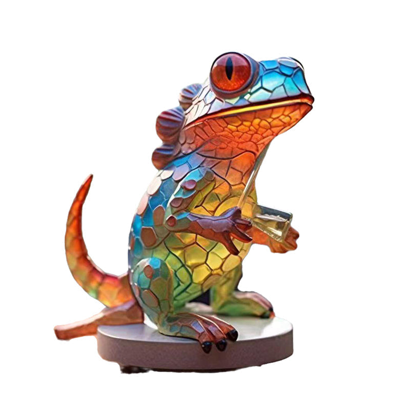 Wildlife Art with Base Wild Animal Desktop Decorations