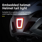 USB Rechargeable Waterproof LED Bike Tail Light for Night Riding Safety