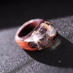 Quanta - Snow Falling Resin Ring