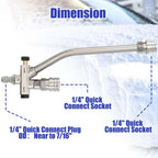 Foam Cannon Dual Connector Accessory