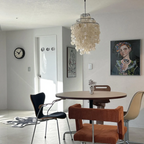 Stylish Vintage Lamp with Shells and Coastal Atmosphere