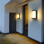 Outdoor LED Wall Lamp with Motion Sensor and Energy-Efficient Lighting
