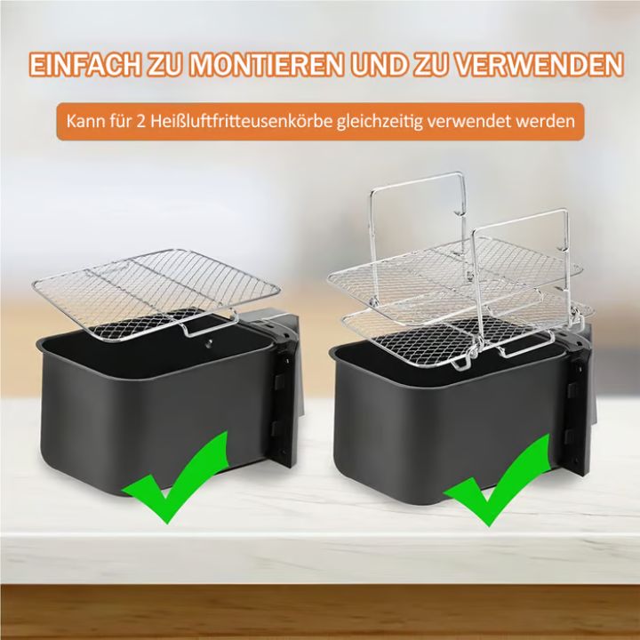 CrispTower Maximized Cooking Capacity