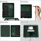 Outdoor Ultrasonic Bird Repeller | Effective, Humane Woodpecker Deterrent for Gardens, Patios & Farms