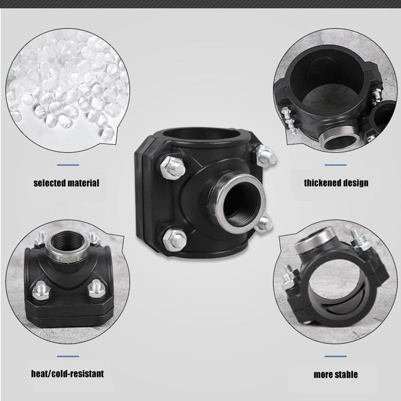 Clamp saddle drain valve