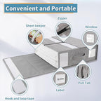 foldable bed sheet set organizer