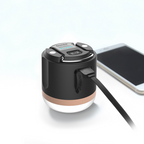 Portable LED Camping Lamp with Power Bank – Rechargeable, USB Connection, for Outdoor & Emergencies