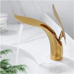 Luxurious modern bathroom faucet