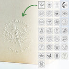 Custom Book Embosser | BookStamp Personal Library Stamp | Vintage No-Ink Seal | Adjustable Design
