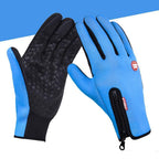 Premium warm windproof waterproof touchscreen gloves unisex