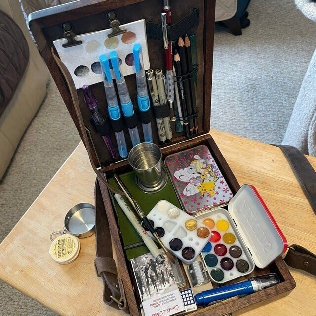 Writers Messenger Wooden Box A5