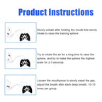 Lung function breathing trainer