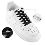 Magnetic lazy shoelaces metal buckle