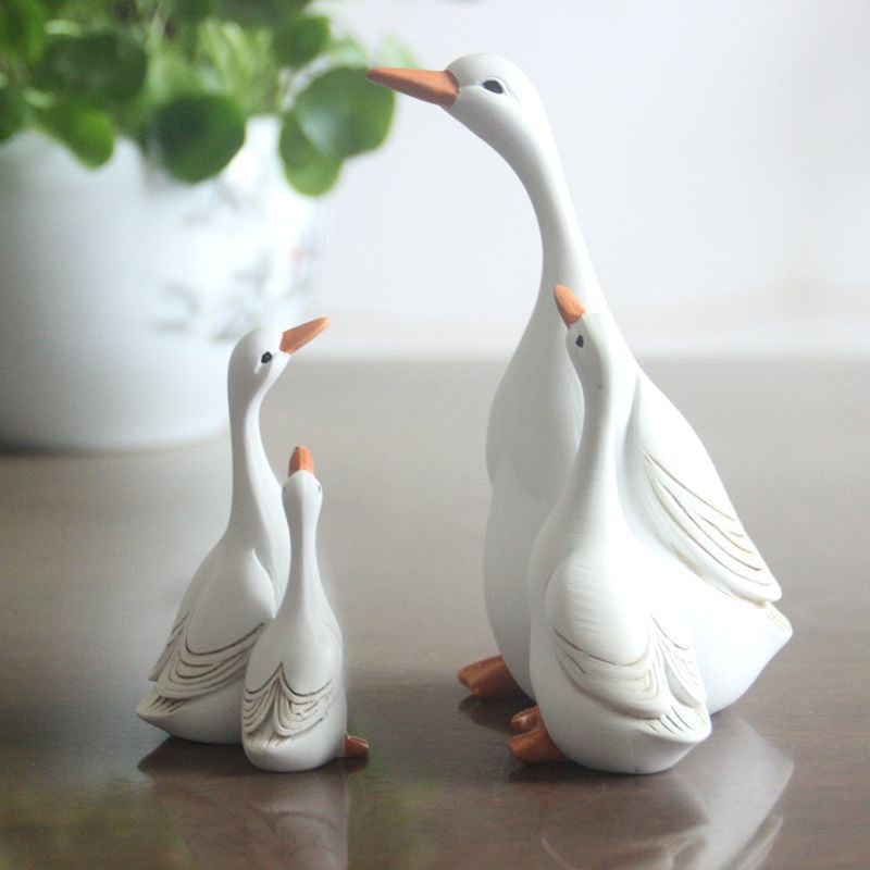 Harz Simulation Duck Art Ornament