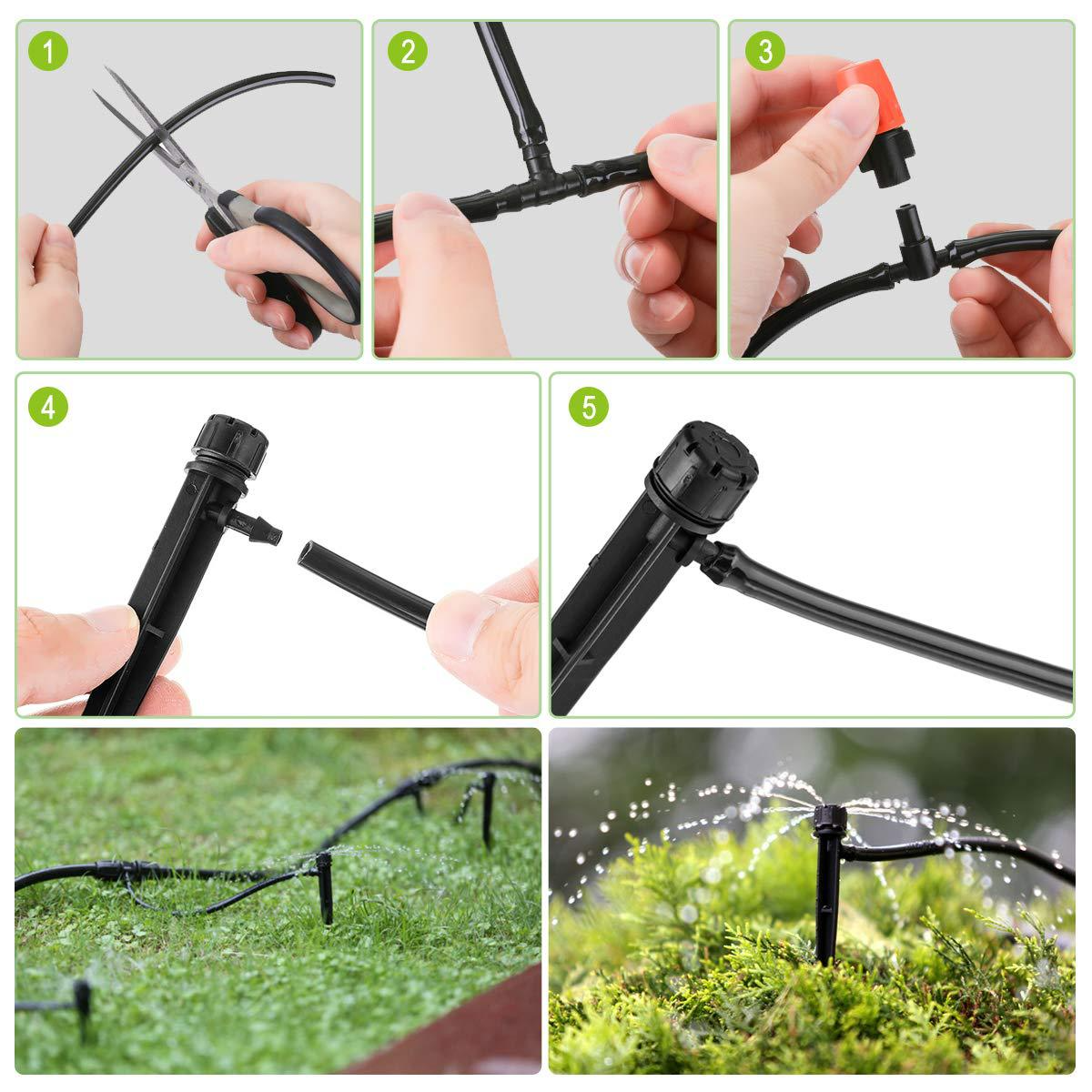Automatic Irrigation System Set – Drip Irrigation for Garden Plants