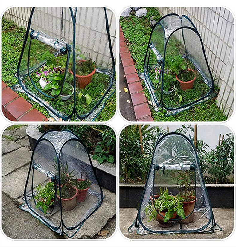 Compact Plant Protection Tent for Garden Plants – Transparent Greenhouse