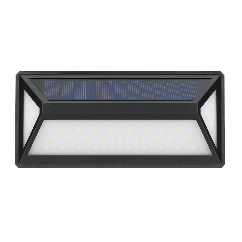 Modern Solar LED Wall Light for Outdoors – Waterproof Facade Lighting with Motion Sensor