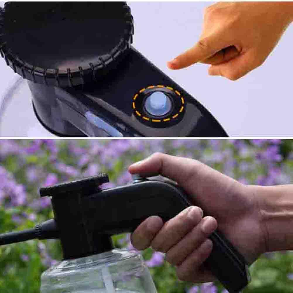 Automatic Electric Pressure Sprayer for Garden and Plant Care with Adjustable Spray Head