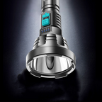 90000LM LED flashlight – Tactical searchlight with USB charging and super bright lighting