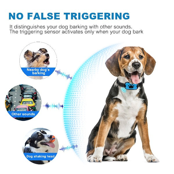 Painless Anti-Bark Collar – Vibrations & Ultrasound for Dogs