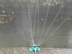 Adjustable Garden Sprinkler – Efficient Lawn Watering with 360° Spray Function